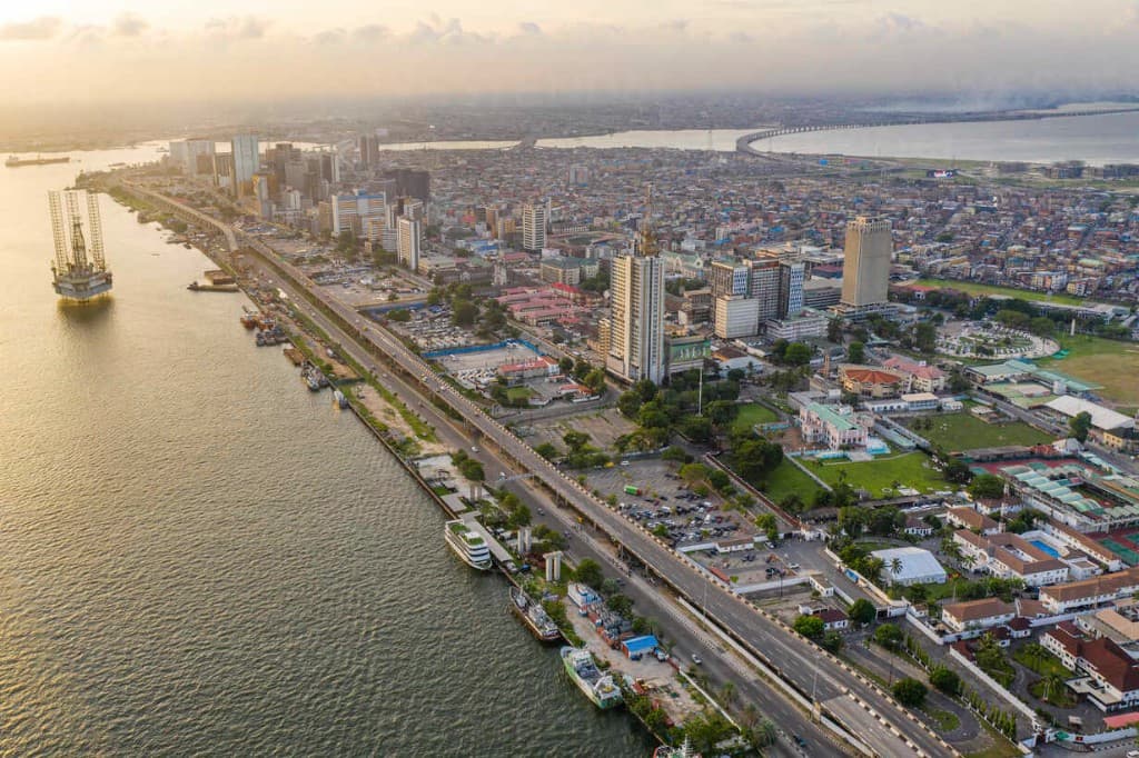 Lagos aerial view
